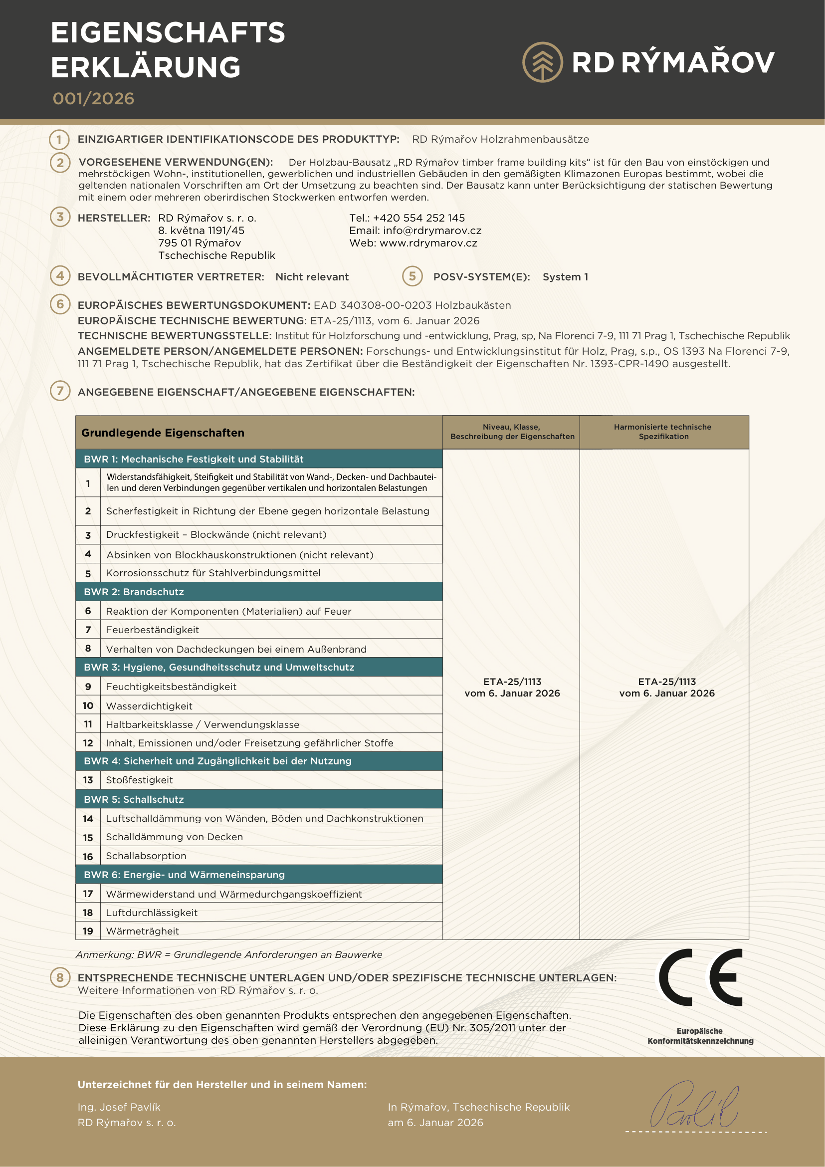 EIGENSCHAFTS ERKLÄRUNG EIGENSCHAFTS ERKLÄRUNG